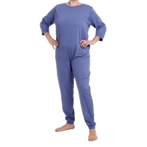 Cotton dementia jumpsuit (Blue)